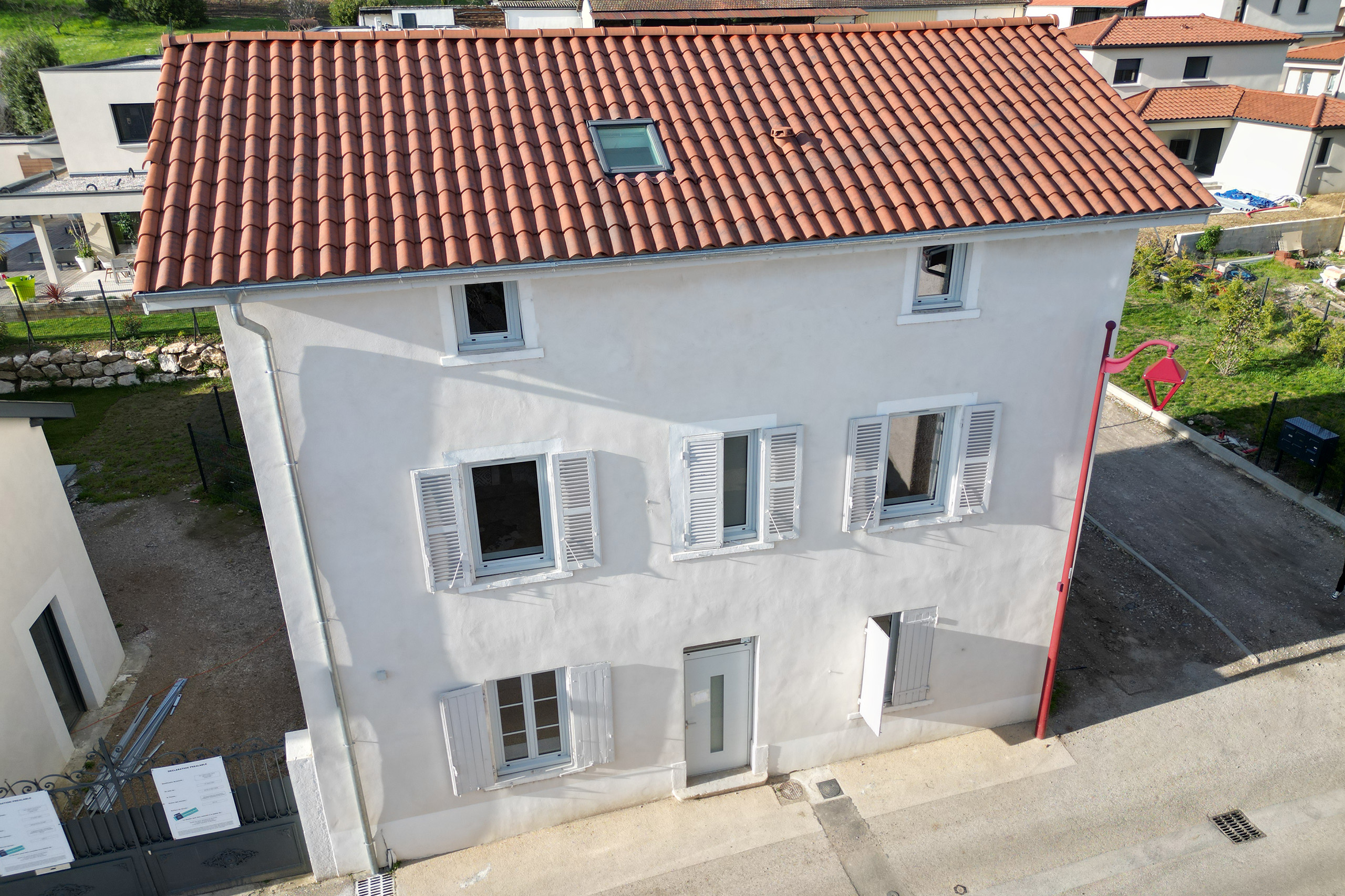 Réhabilitation d'une maison de 160 m²